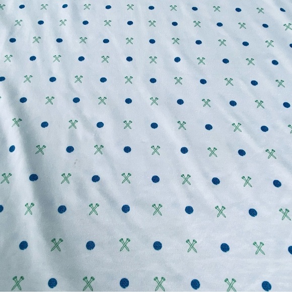 Izod Golf Polo Collar Novelty Tee + Ball Print Dry Fit Lightweight Performance - Picture 11 of 11